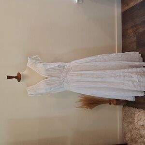 Madewell Plus Sophia Smocked Midi Dress